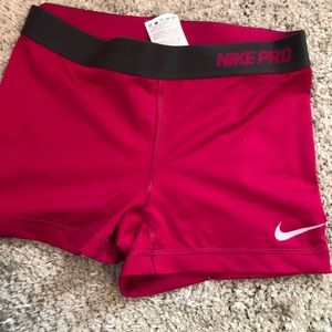 Pink nike pros